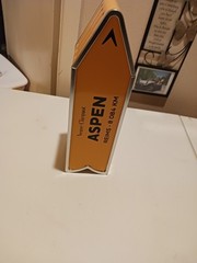 Veuve Clicquot ASPEN Destination Arrow Tin Limited Edition Run EMPTY TIN ONLY