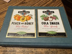 2 Old Frontenac Michigan Wine Bottle Labels Paw Paw Mich Mi Cola Peach Unused