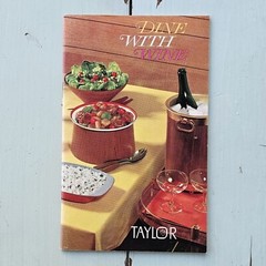 Vintage Taylor Wine 1962 Dine with Wine Recipe Booklet