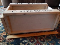 Sutter Home Wines ~ Classic Singles ~ Dual Rack WOOD STORE DISPLAY Ltd Promo