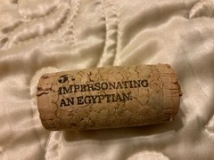 19 Crimes Collectible Wine Cork #5 Impersonating an Egyptian…Cork 5