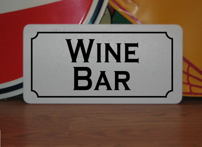 WINE BAR Metal Sign Vintage Style Ladies Red White Bottle Cork Box