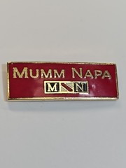 Mumm Napa Souvenir Lapel Pin Winery Rutherford California