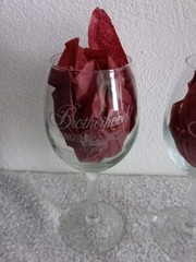 « Brotherhood » America&rsquo;s Oldest Winery 7&Prime; Large Wine Glass Set Of 2- 8 oz. cap