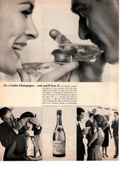 1963 Taylor Wine Company Champagne Hammondsport NY New Year&rsquo;s Eve Party Print Ad