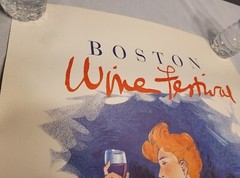 Boston Wine Festival 1990 1991 & 1992 Art Print Posters Boston Harbor Hotel