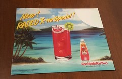 7 BACARDI BREEZER BARTLES JAYMES GORDON&rsquo;S VODKA SEX BEACH VINTAGE CARDBOARD ADS