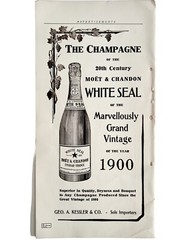 Moet And Chandon Champagne 1906 Advertisement Wine Geo A Kessler DWAA21
