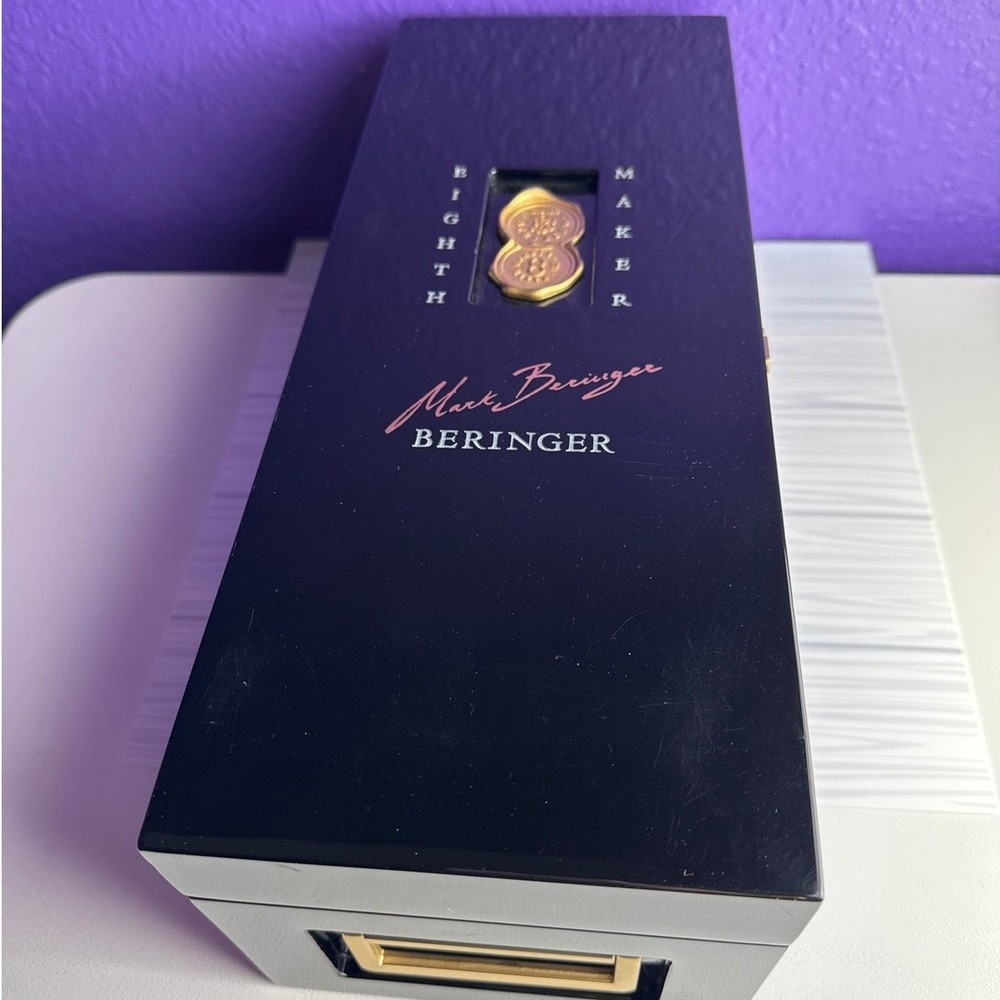 Mark Beringer Eight Maker Cabernet Sauvignon Black Case Wine Journal Display