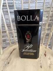 Bolla Wine Gift Selection Tin Box Two Bottles Vintage Wines England