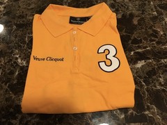 Veuve Clicquot VCP Signature Shirt, Polo Classic AWESOME LADIES SIZE 0 X- SMALL