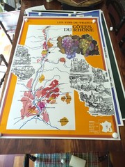 9 1980s Les Vins De France Posters 43×29 Estate Pierre Chambrin White House Chef