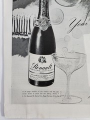 Renault American Champagne Birthday Party Vintage 1946 Magazine Print Ad