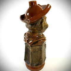 VTG Casa Vinicolo Bardi Ubaldo Monk 1761 Red Wine Decanter Ceramic Italy 1961 EC