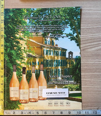 Chateau D&rsquo;Esclans Wines World Of Roses 2009 Paper Print Advertisement
