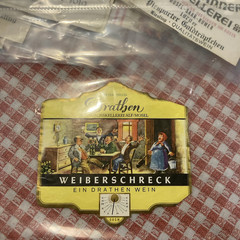 Lot of over 60 Vintage 1960-70 German French Wine Bottle Labels in Plastic