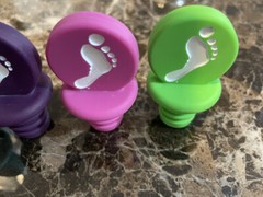 Barefoot Wine Bottle Stoppers Silicone SET OF 4 HARD TO FIND