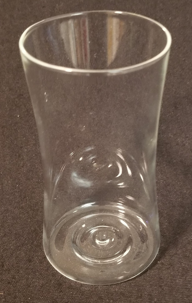 KLM Comfort Class – Lovely Shape – Stemless Wine/ Champagne Glass – 4-1/4&Prime; Tall