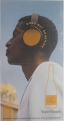 Colorful VEUVE CLICQUOT IS SOLAIRE « Good Day Sunshine » Champagne Poster Advert