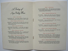 Vintage 1959 A TASTING OF NAPA VALLEY WINES Children&rsquo;s Hospital East Bay