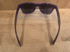 OFFICIAL NEW BAREFOOT PROMO SUNGLASSES NFL SPONSOR PURPLE WAYFARER WINE