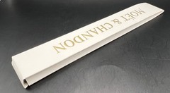 Moet & Chandon Champagne Sensu Folding Hand Fan – Bamboo,Paper, Grosgrain Ribbon