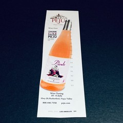 Print Ad 2010 Wine Napa Valley Winery Peju Pink California Paper Collectors