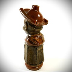 VTG Casa Vinicolo Bardi Ubaldo Monk 1761 Red Wine Decanter Ceramic Italy 1961 EC