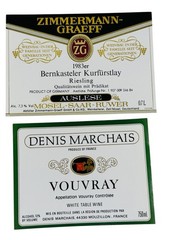 WINE LABELS – DOMESTIC & IMPORTED, 1977, 1983
