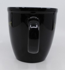 Yellow Tail Wines Australian Black Ceramic Coffee Mug Cup Yellow Kangaroo Rare