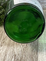Vintage Green Glass White Wine Jug Italian Swiss Colony Chablis from California