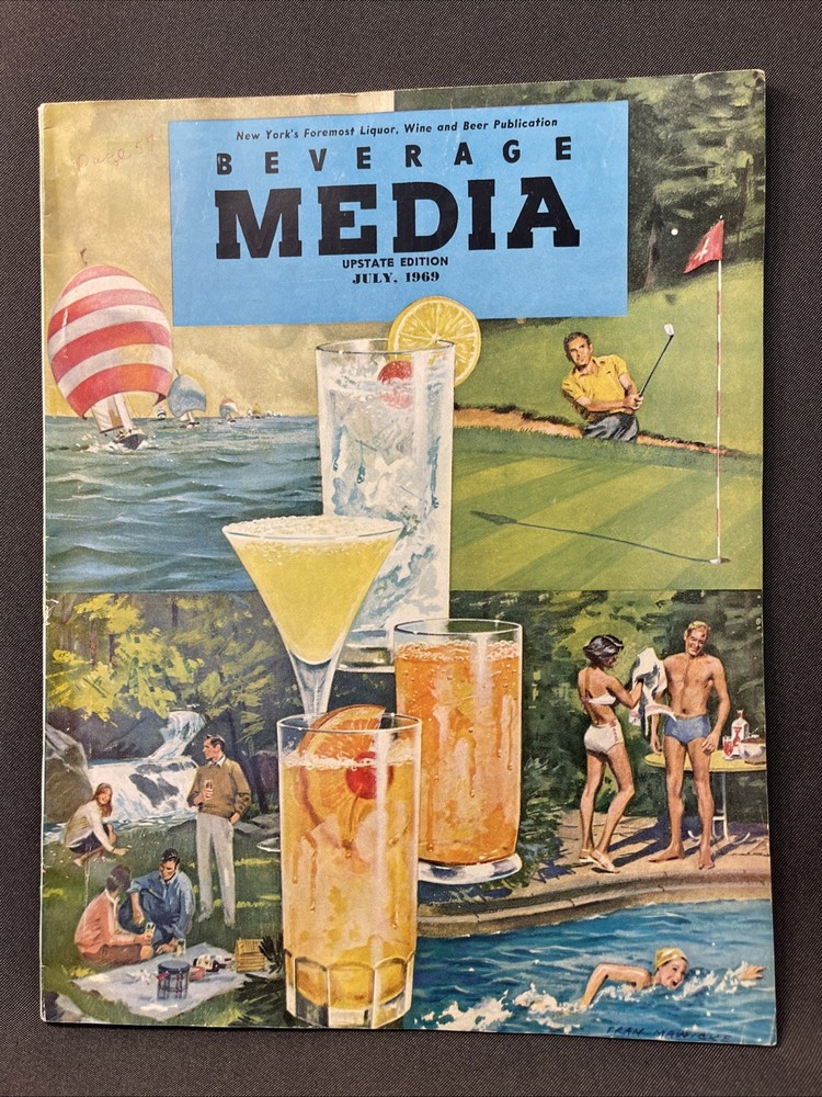 New York’s Liquor Wine Beer Beverage Media July 1969 Publication