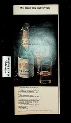 1966 Lejon Extra Dry Champagne Made for Fun Vintage Print Ad 27549