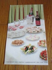 Vtg Taylor Wine Hammondsport NY Recipe Cookbooklet Punch Appetizers Party Info