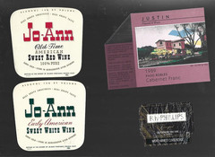 Lot of 4 different Wine bottle labels #17