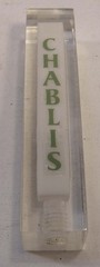 LOT 3 ACRYLIC INGLENOOK & TAYLOR CHABLIS & ROSE WINE ADVERTISING TAP HANDLES