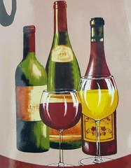 Funny Retro WINE MY FAVORITE FRUIT Wall Art Sticker Mural Decal FOIL BACKSPLASH