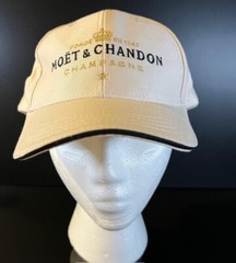 Moet & Chandon Champagne Ball Cap Hat & Dustbag – New