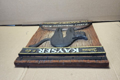 Vintage Julius Kayser & Co Zeller Schwarze Kartz Black Cat Wall Plaque