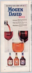 1960 Mogen David Wines Concord Rose Blackberry VINTAGE PRINT AD LM60