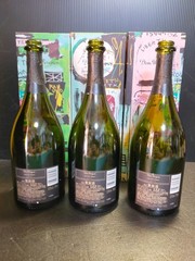 Dom Perignon 2015 Jean Michael basquiat Edition Limited (empty) 3 Bottles 3 boxぴ