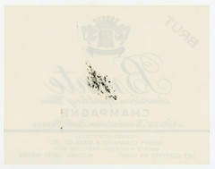 1960s-70s Hartford, MI Wine Label Champagne Bronte Champagn & Wine Co #2G1