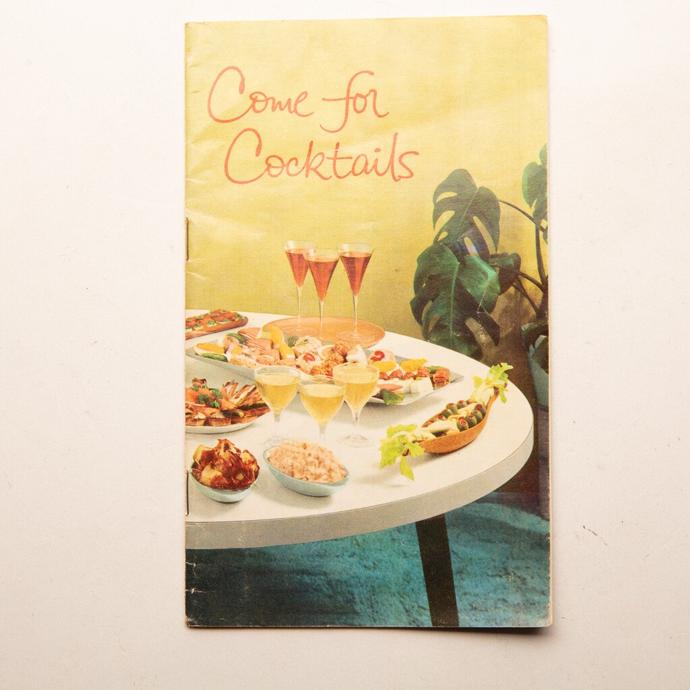 Vintage Taylor Wine Company Come For Cocktails Drink Appetizers Recipies 1958