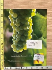 Turning Leaf Chardonnay Wines Grape Scene 2002 Print Advertisement
