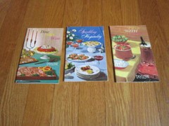 LOT of Retro Taylor Wine Cookbooks Vtg Hammondsport NY Recipes 1960s FREE SHIP