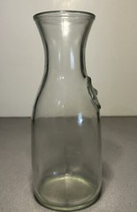 Vintage Paul Mason « Since 1852 » Glass Milk Bottle, Carafe, or Vase