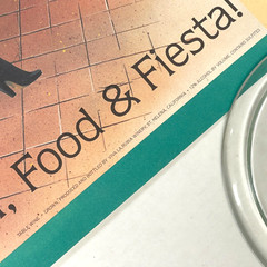 Viva La Rubia Table Wine Fun Food and Fiesta Vtg Poster 19×27 Napa Mariachis