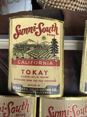 (5 Different) Sacramento, CA Wine Bottle Labels Sunni-South Tokay Zinfandel Port