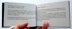 Dom Perignon 2002 Booklet (from special gift box w/ flutes)