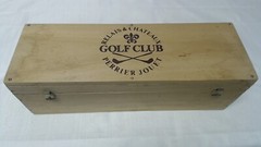 Perrier-Jouet Relais & Chateaux Golf Club Champagne France Wood Box Crate